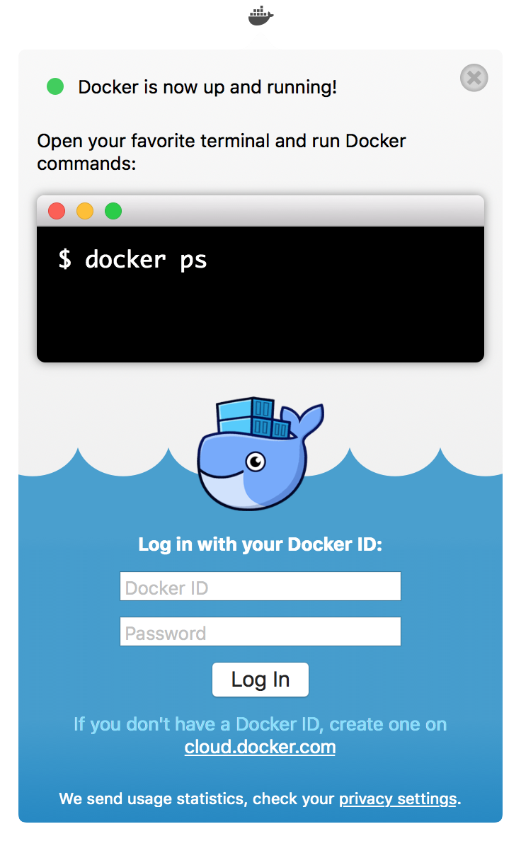 Docker install mac os